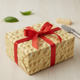 Zwitserse kaas cadeaupapier