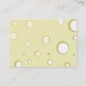 Zwitserse kaas - Chubby Visitekaartje (Achterkant)