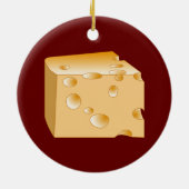 Zwitserse kaas keramisch ornament (Achterkant)