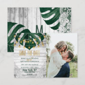 Zwitserse kaas met lezerlijsterlights goudweddensc save the date (Voorkant / Achterkant)