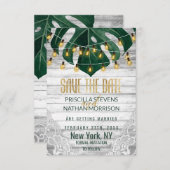 Zwitserse kaas met lezerlijsterlights goudweddensc save the date (Voorkant / Achterkant)