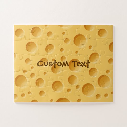 Zwitserse kaaspatroon puzzel (Horizontaal)