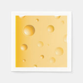 Zwitserse Kaassnede Gele Gruyère Servetten (Voorkant)