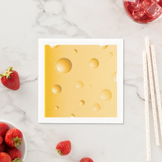 Zwitserse Kaassnede Gele Gruyère Servetten