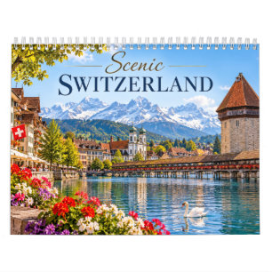 Zwitserse kalender met prachtige landschappen