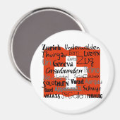 Zwitserse kantons LG Button Magneet (Voorkant / Achterkant)