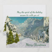  Zwitserse kerstKaart (Voorkant / Achterkant)