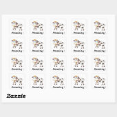 Zwitserse koe belonen stickers (Vel)