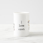 Zwitserse koe Bone China mok (Voorkant)