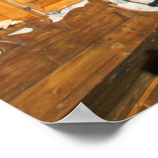 Zwitserse krijt poster (Hoek)