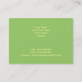 Zwitserse krijt visitekaartje (Achterkant)