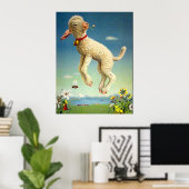 Zwitserse lam antieke poster (Thuiskantoor)