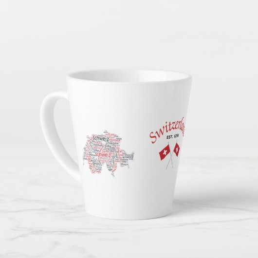 Zwitserse Latte Mok (Linkerhoek)