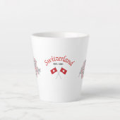 Zwitserse Latte Mok (Voorkant)