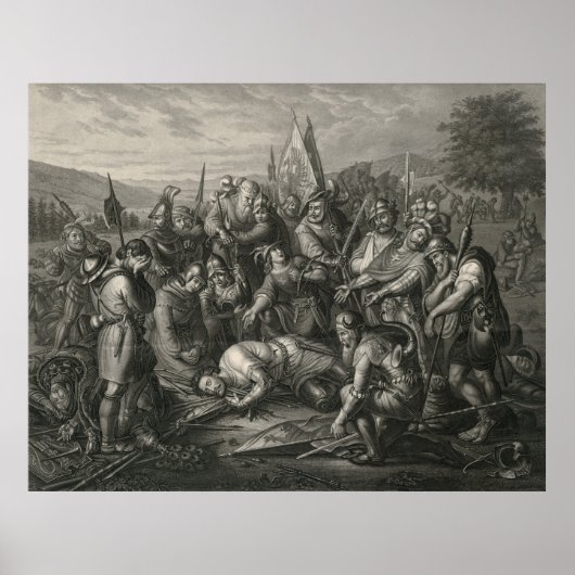 Zwitserse Legendary Hero Arnold von Winkelried Sem Poster (Voorkant)