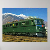  Zwitserse locomotief Poster (Voorkant)
