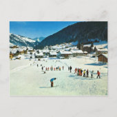  Zwitserse Morgins, Ecole de Ski Briefkaart (Voorkant)