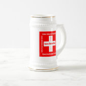 Zwitserse nationale dag in vier talen Zwitserse vl Bierpul (Voorkant rechts)