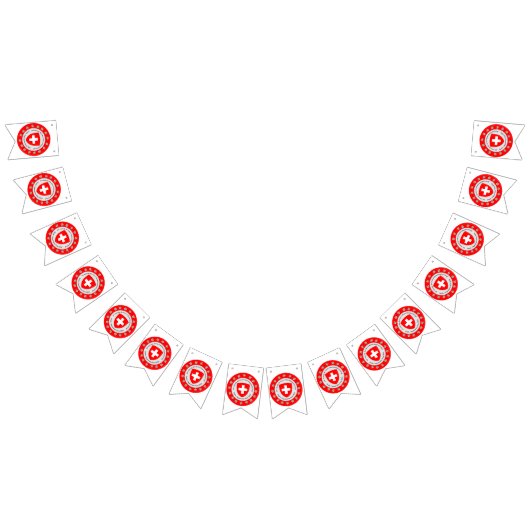 Zwitserse nationale dag Zwitserland vlag Edelweiss Vlaggetjes (Alle)