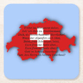 Zwitserse nationale dag, Zwitserland, Zwitserse ps Kartonnen Onderzetters (Voorkant)