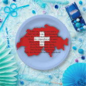 Zwitserse nationale dag, Zwitserland, Zwitserse ps Papieren Bordje (Feest)