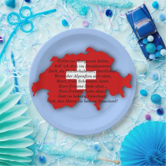 Zwitserse nationale dag, Zwitserland, Zwitserse ps Papieren Bordje (Feest)