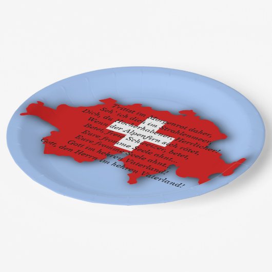 Zwitserse nationale dag, Zwitserland, Zwitserse ps Papieren Bordje (Gekanteld)