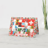 Zwitserse nationale feestdag groeten kaart (Voorkant)