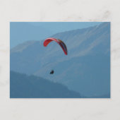 Zwitserse Paragliding Briefkaart (Voorkant)