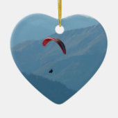 Zwitserse Paragliding Keramisch Ornament (Voorkant)