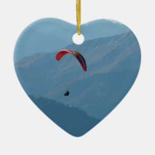 Zwitserse Paragliding Keramisch Ornament