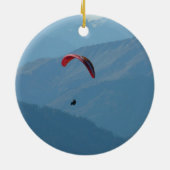 Zwitserse Paragliding Keramisch Ornament (Achterkant)