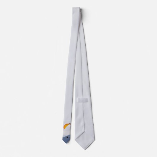 Zwitserse Paragliding Oranje brochure Stropdas (Achterkant)