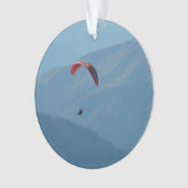 Zwitserse Paragliding Ornament (voorkant)