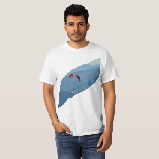 Zwitserse Paragliding T-shirt (Voorkant volledig)
