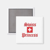 Zwitserse prinses magneet (Voorkant / Achterkant)