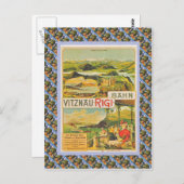  Zwitserse Raulway Vitznau Rigi Bahn Briefkaart (Voorkant / Achterkant)