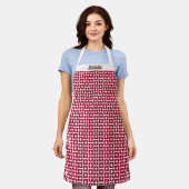 Zwitserse reis- en cultuur iconen patroon schort (Gedragen)