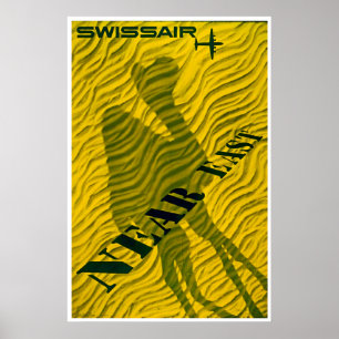 Zwitserse Reizen Poster Nabije Oosten Kameel Print