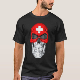 Zwitserse Rocker Skull T-shirt