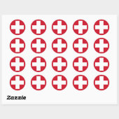 Zwitserse Roundel Sticker (Vel)