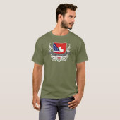 Zwitserse Scheepsvlag T-shirt (Voorkant volledig)