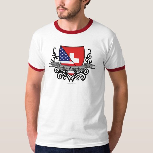 Zwitserse Scheepsvlag T-shirt (Voorkant)