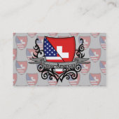 Zwitserse Scheepsvlag Visitekaartje (Achterkant)