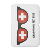 Zwitserse Shades aangepaste badmatten (Voorkant Verticaal)