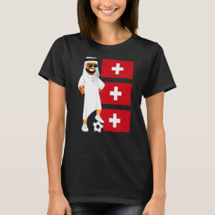 Zwitserse Sjeik Vlag Voetbal Zwitserland T-shirt
