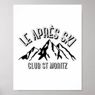 Zwitserse snowboardliefhebber poster