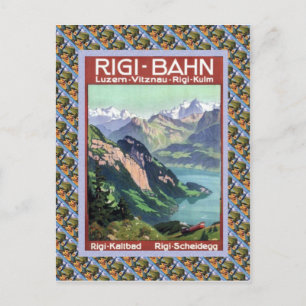 Zwitserse spoorweg Luzern Rigi Bahn Briefkaart