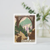 Zwitserse spoorweg, reizen, Vintage Briefkaart (Staand voorkant)