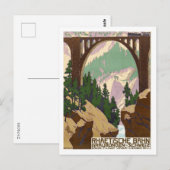 Zwitserse spoorweg, reizen, Vintage Briefkaart (Voorkant / Achterkant)
